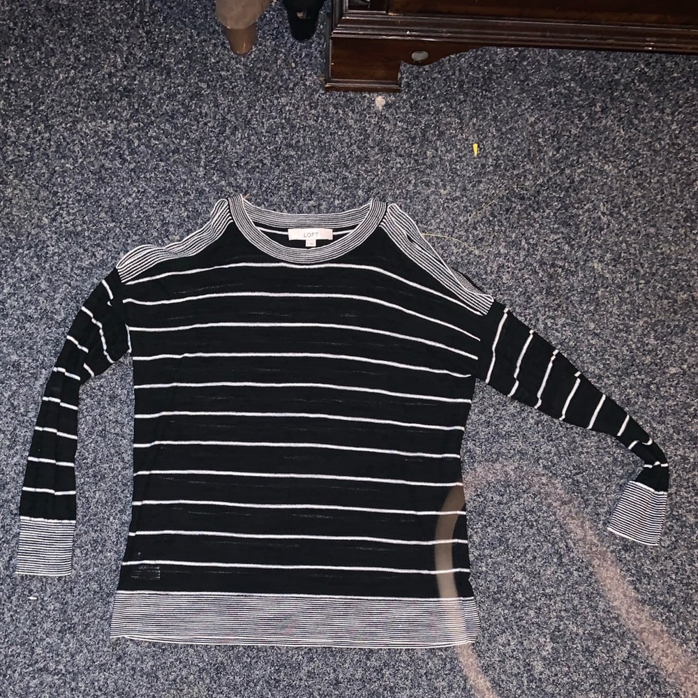LOFT Cold Shoulder Sweater